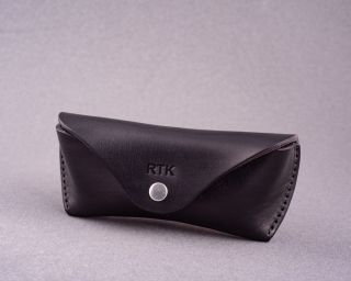 Handmade Leather Sunglasses Case For Ray-Ban, Without Lining, Size M