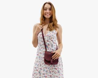Leather Saddle Bag