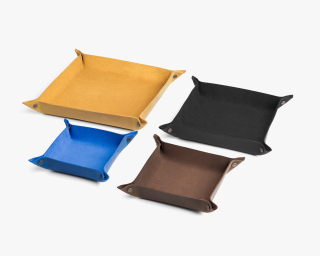 Leather Dice Tray Without Straps