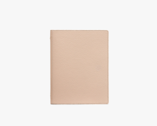 Leather Wedding Planner Book In Whisper Pink Color