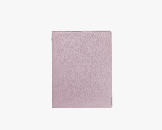 Leather Wedding Planner Book In Lavender Color