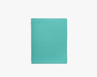 Leather Wedding Planner Book In Turquoise Color