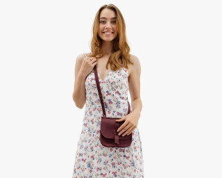 Leather Saddle Bag