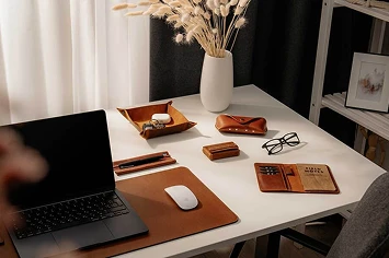 home and office leather accessories