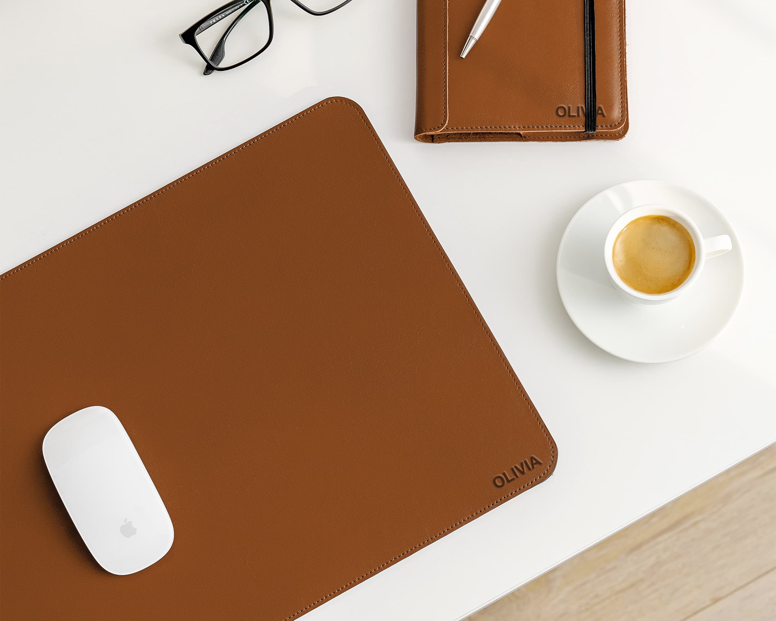 leather desk pad