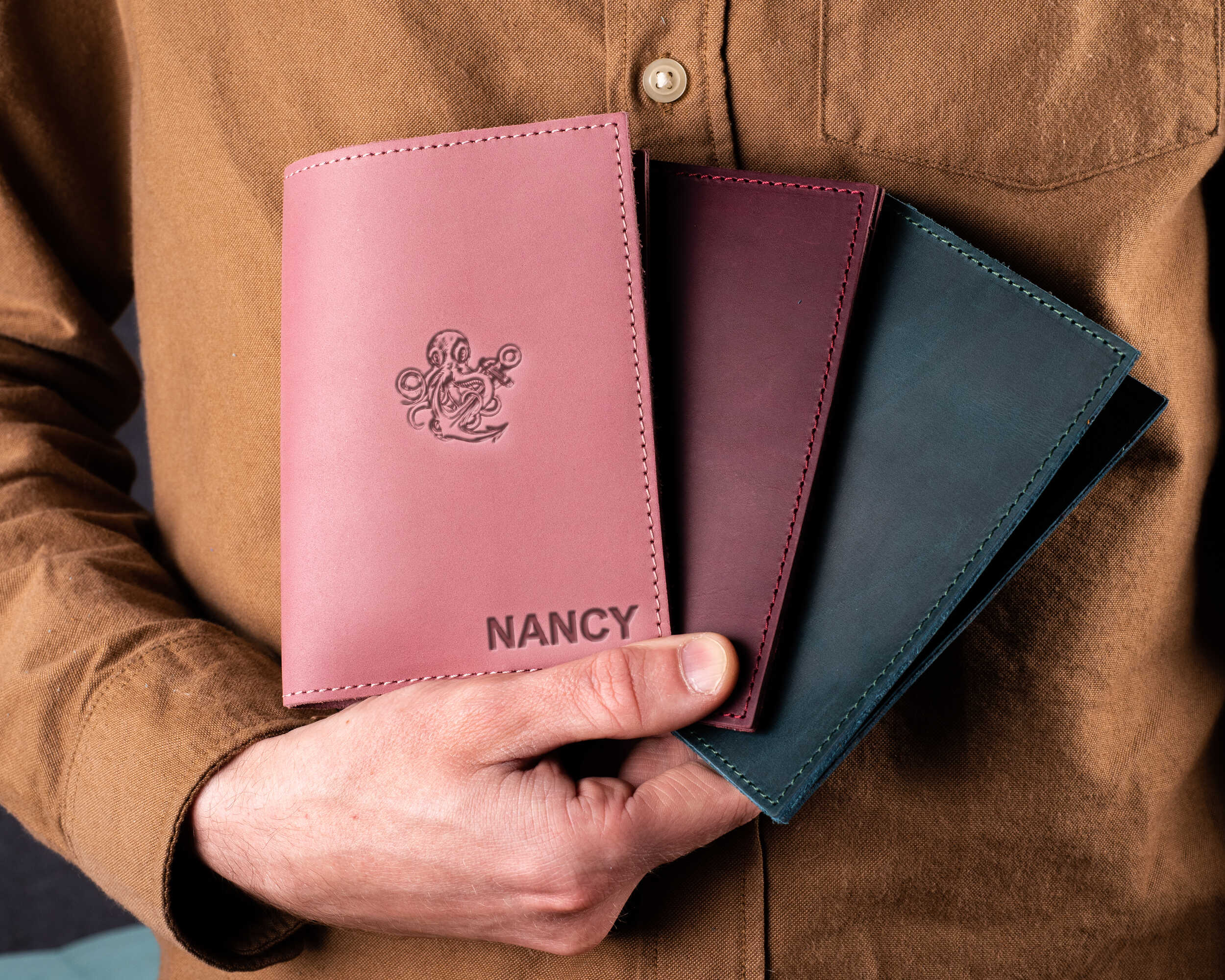 personalized passport holder