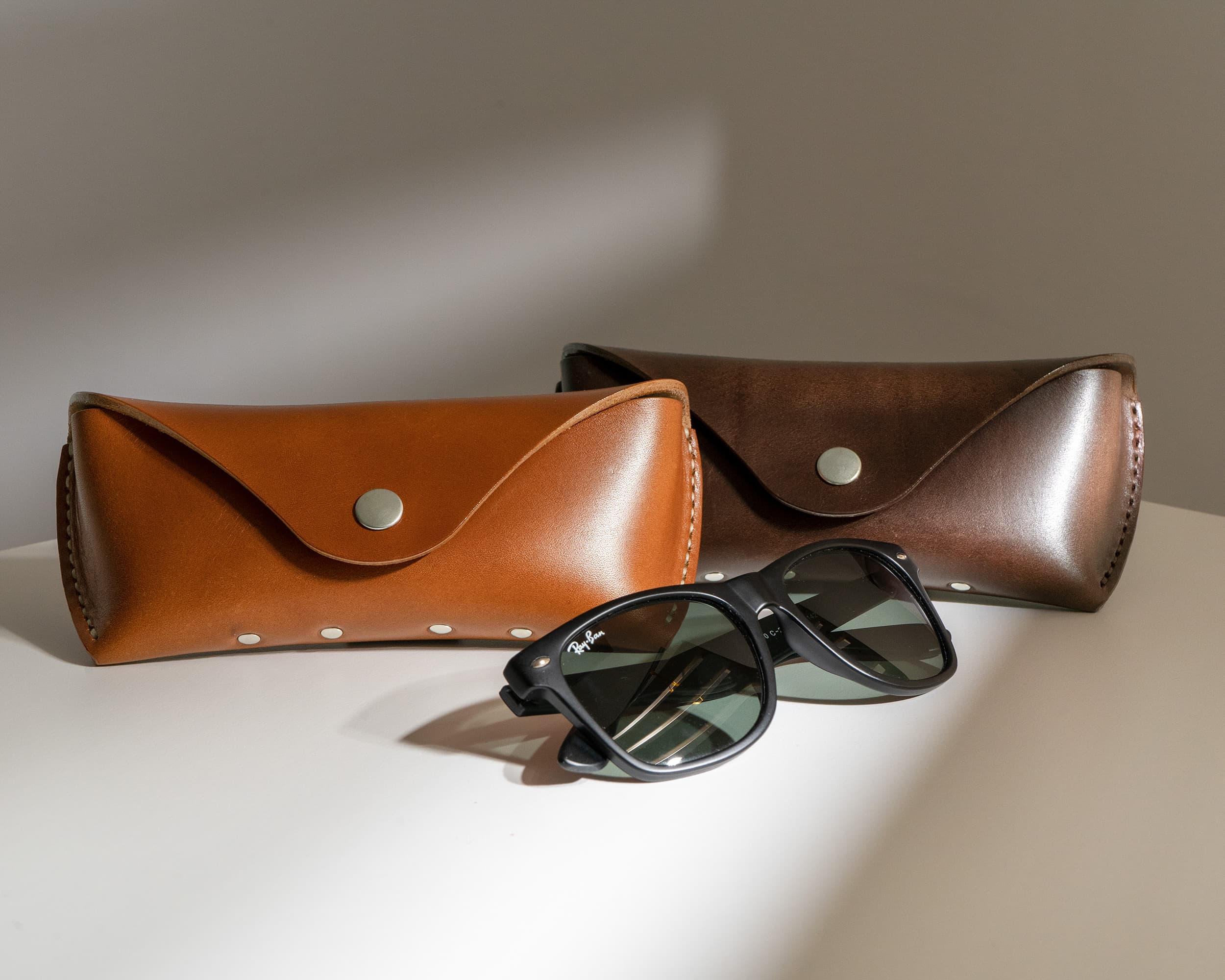 leather sunglasses cases