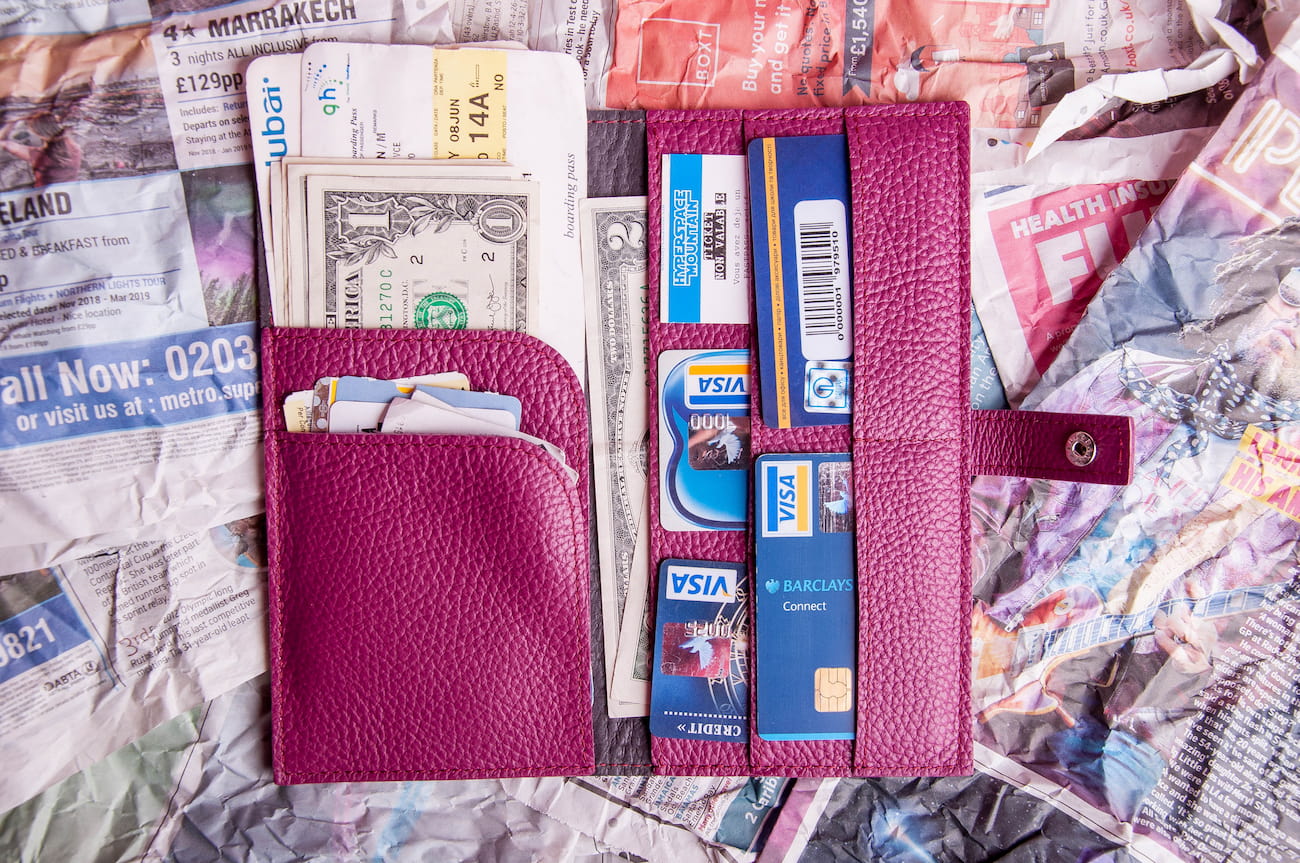 women travel wallet