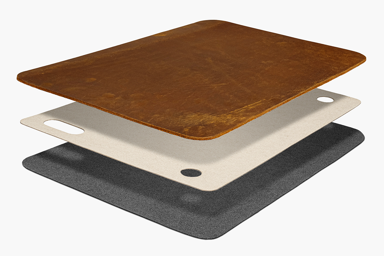 genuine leather laptop cover